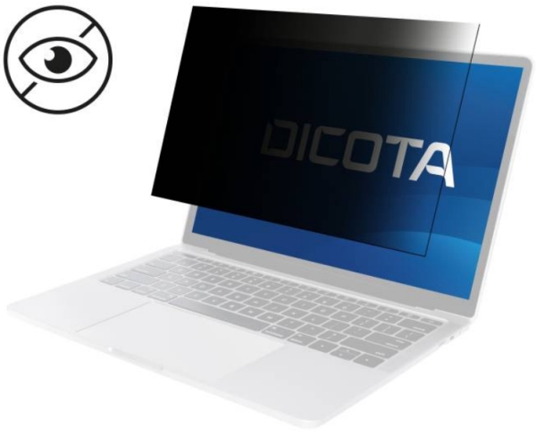 Dicota D50018-2Mg, 39,6 Cm (15.6"), Laptop, Rammeløst Display Privatlivsfilter, Privatliv, 21 G