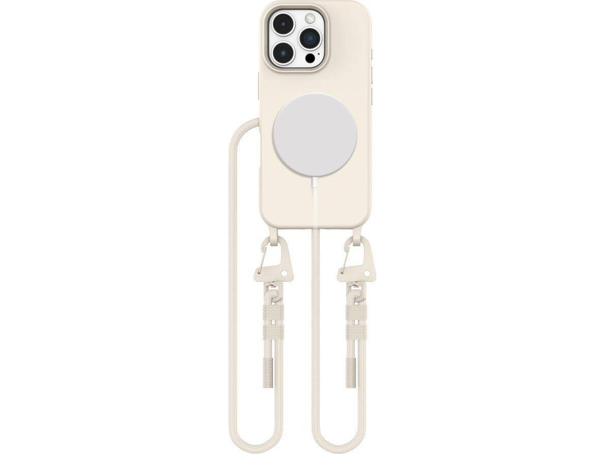 Tech 21 Etui Iphone 16 Pro Max Tech-Protect Magnecklace Magsafe Latte Beżowe