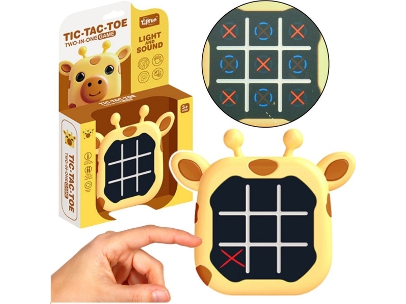 Lean Toys Elektroninis žaidimas „Žirafa 3in1“ vaikams ir šeimai