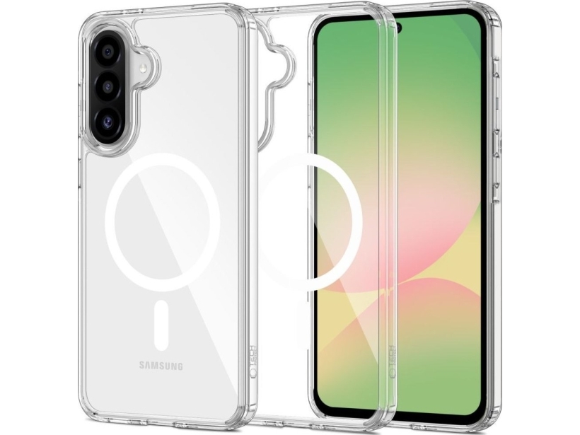 Tech-Protect Flexair Hybrid Magsafe Cover Til Samsung Galaxy A56 5G - Transparent
