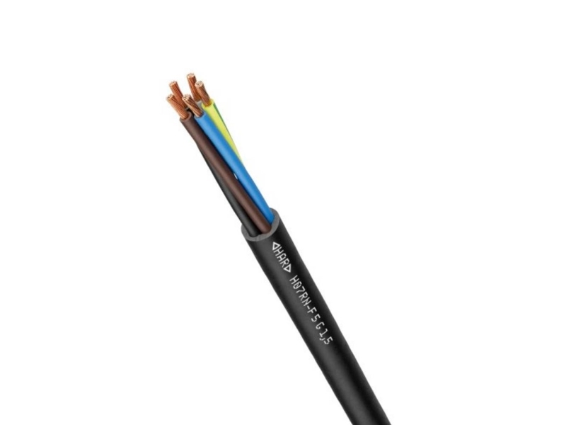 LAPP 1600119-50 Tilslutningskabel H07RN-F 3 x 4 mm² Sort 50 m