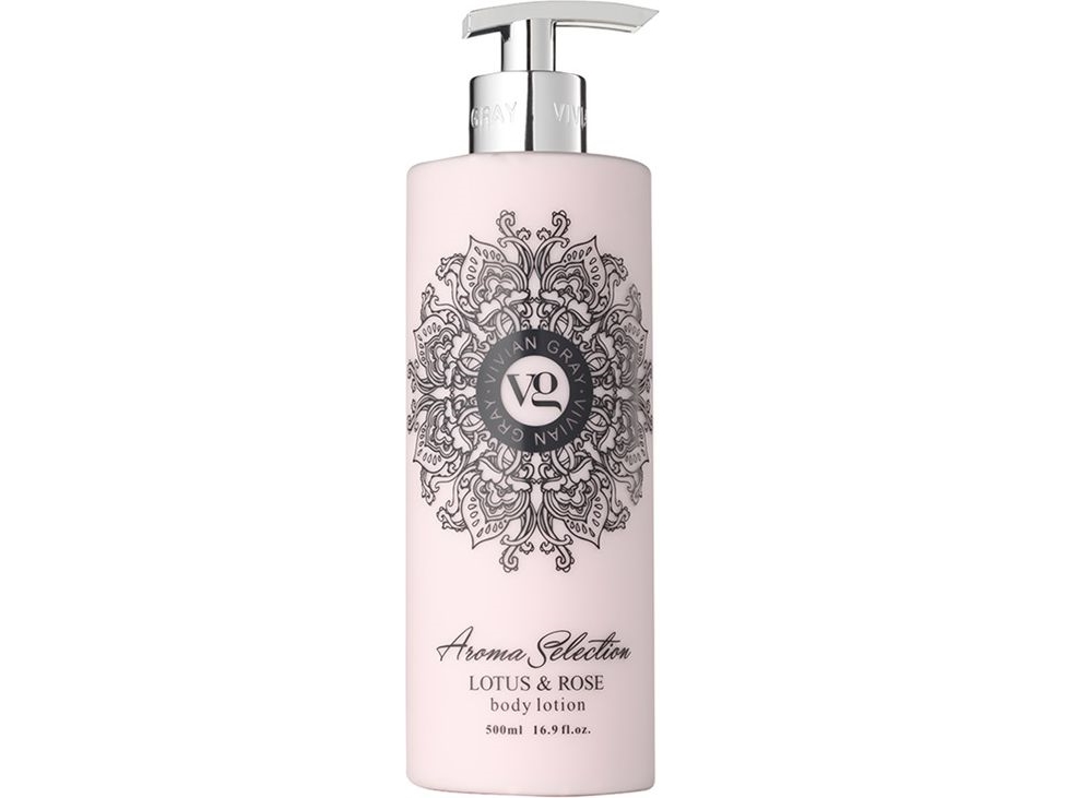 Vivian Gray Aroma Selection Lotus & Rose Body Lotion 500 Ml