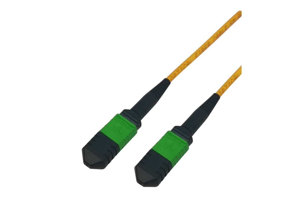 Mpo12-Mpo12 Optisk Kabel Deltaco, Type B, Os2, Apc, 3M / Mpo12b-23