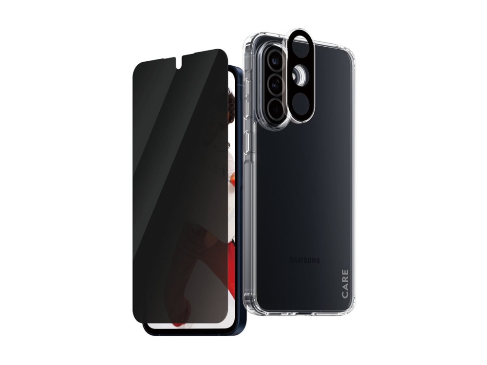 Panzerglass | Care By Flagship 3-In-1 Privacy Set Samsung Galaxy A56 5G, Samsung, Samsung - Galaxy A56 5G, Trockene Anwendung, Kratzresistent, Sc