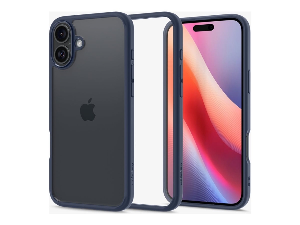 Spigen Ultra Hybrid, Cover, Apple, Iphone 16, 15,5 Cm (6.1"), Navy