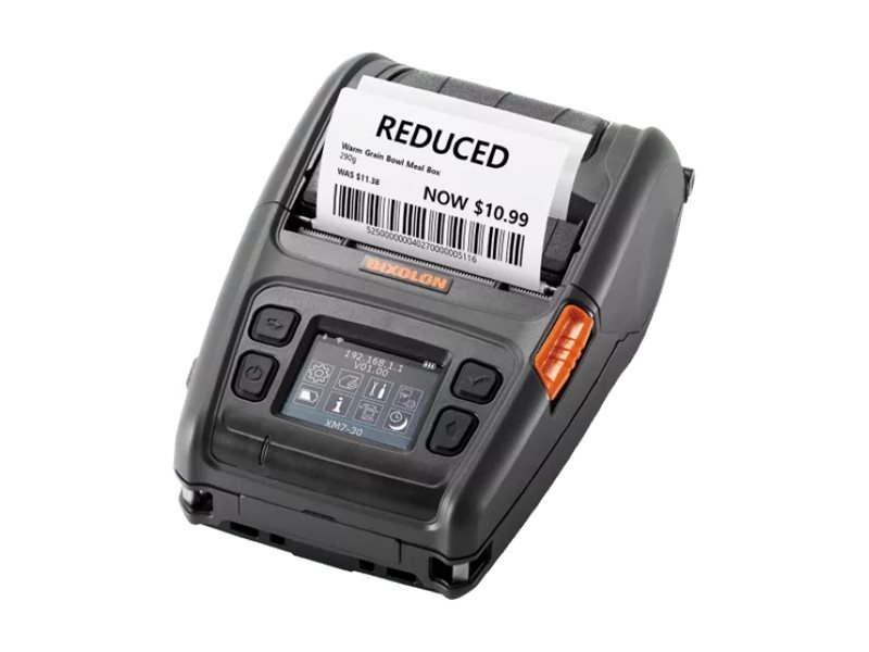 Bixolon Xm7-30 - Etiketprinter - Direkte Termisk - Rulle (8 Cm) - 203 Dpi - Op Til 127 Mm/Sek. - Usb 2.0, Seriel, Bluetooth 5.0, Wi-Fi(N) - Skræller