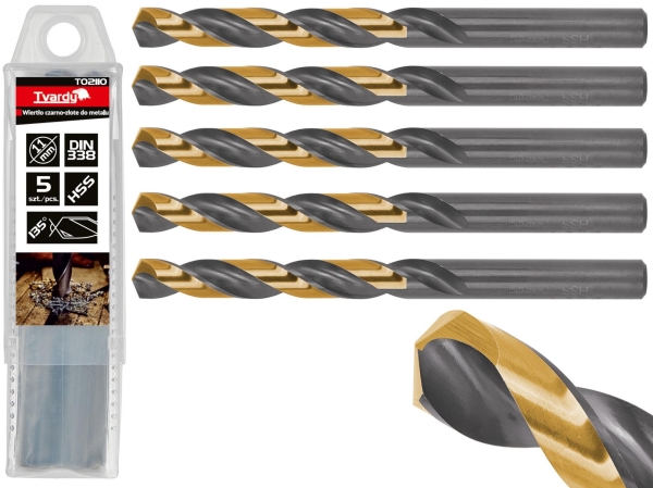 Hartmetallbohrer Hss Schwarz/Gold 11,00 Mm (5/50/300)