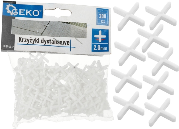 Afstandsstykker - 2,0 mm - op.200stk (100)