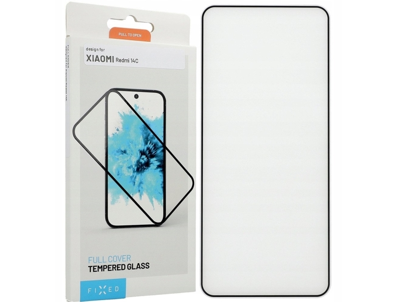 FIXED - Skärmskydd för mobiltelefon - helt fodral - 2.5D - glas - ramfärg svart - för Xiaomi Redmi 14C, A3 | Datorer & Surfplattor - Tillbehör till surfplattor - Covers & Väskor | GameStuff