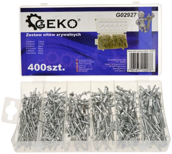 Geko Sæt 400 Stk. (20)
