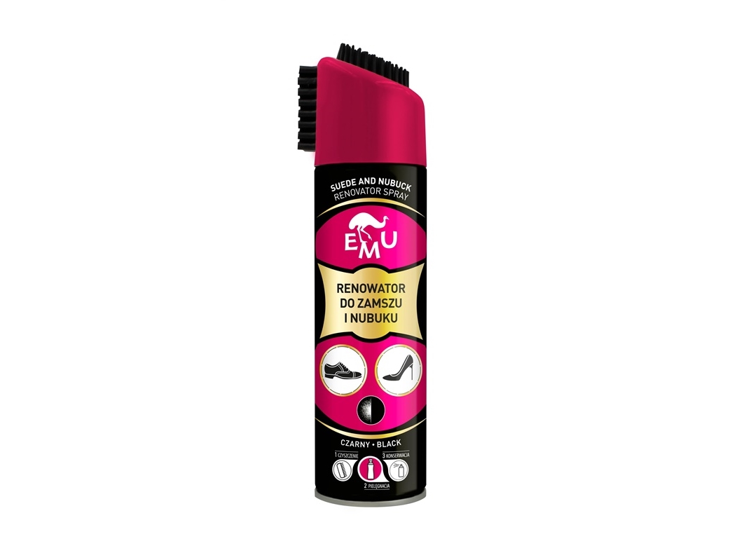 Vaco Emu Renovator Für Wildleder Und Nubuk Schwarz 250 Ml