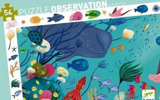 Djeco Pussel Observation - Undervattensvärlden (179005)