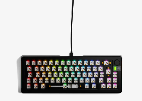 Glorious Pc Gaming Race Gmmk 3 Pro Barebones, 65%, Ledningsført, Usb, Rgb Led, Sort