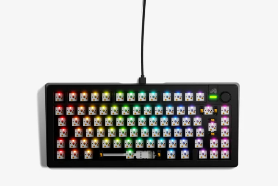 Glorious Gaming Gmmk 3 75% Barebones, 75%, Ledningsført, Usb, Rgb Led, Sortieren