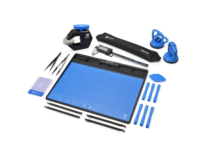 iFixit IF145-459-3, Verktygskit, Mobiltelefon / smartphone, Öppningsverktyg, Plastkort, Bändverktyg (spudger), Sugkopp, Pincett, Multifärg, 2 pincetter | Datorkomponenter - Datorchassin & Tilbeör - IT-Verktyg | GameStuff