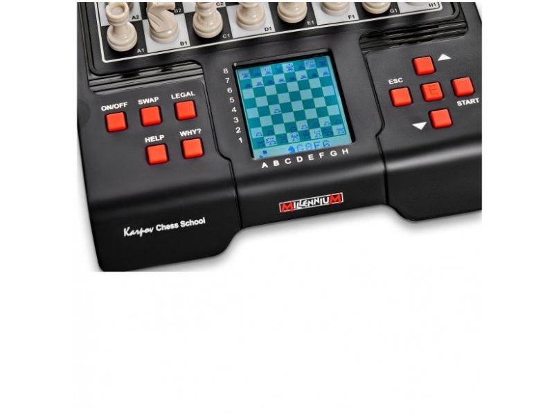 Millenium Tūkstantmečio šachmatų mokyklos Karpovos M805 šachmatų kompiuteris