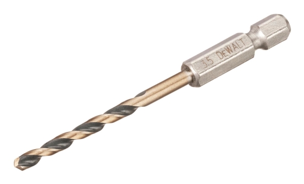 Dewalt Dt20603-Qz, Boremaskine, Spiral Skæreborebit, 3,5 Mm, 76 Mm, 2,9 Cm, 135°