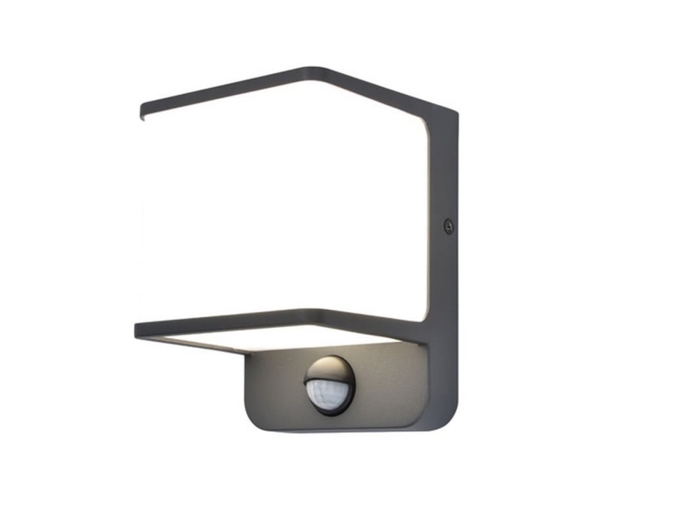 Outdoor Wall Lamp Lutec Doblo, 11W, Led, Ip54, Dark Gray