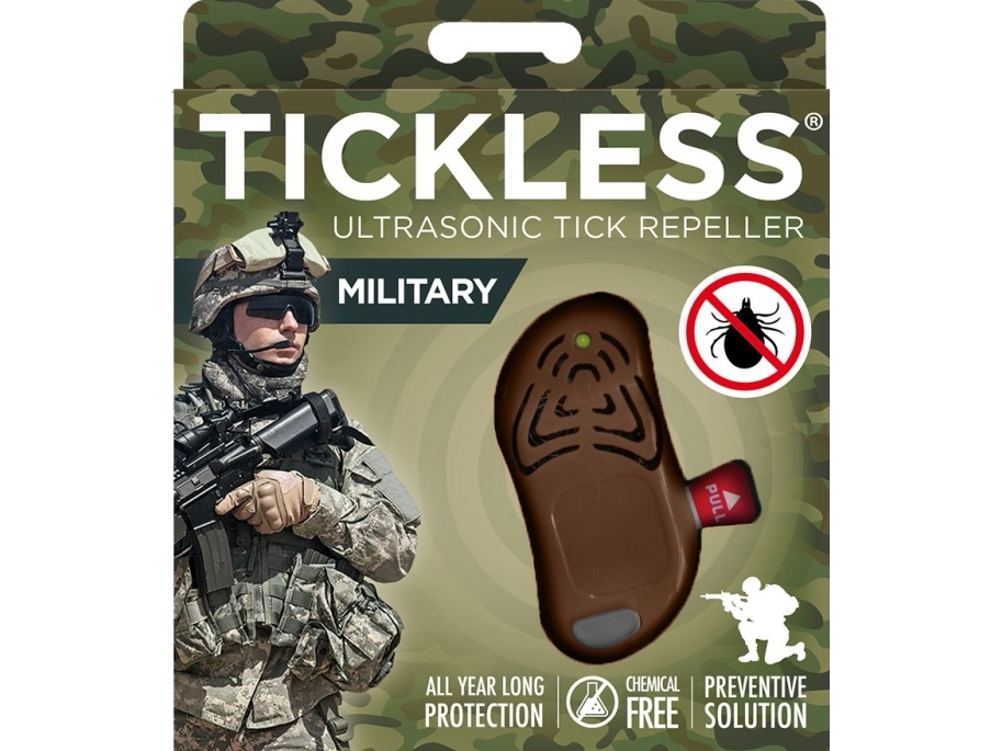 Tickless Tickless Military Flåtafvisende Middel - Brun