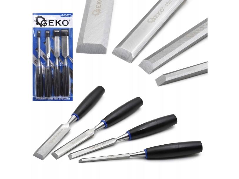 Sæt med træmejsler 4el. 6-24mm(40)