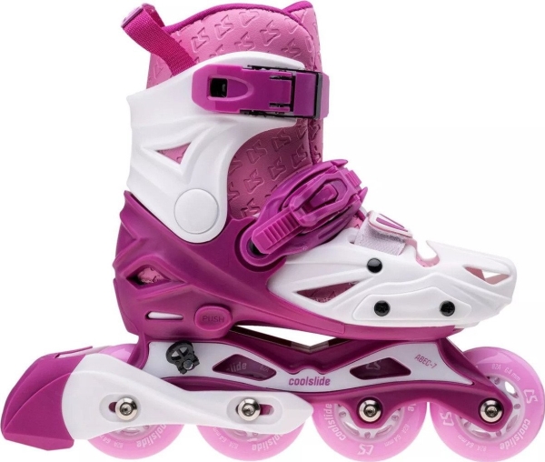 Coolslide Action Inlineskates Freizeit Verstellbar Gr. 29-32 Rosa