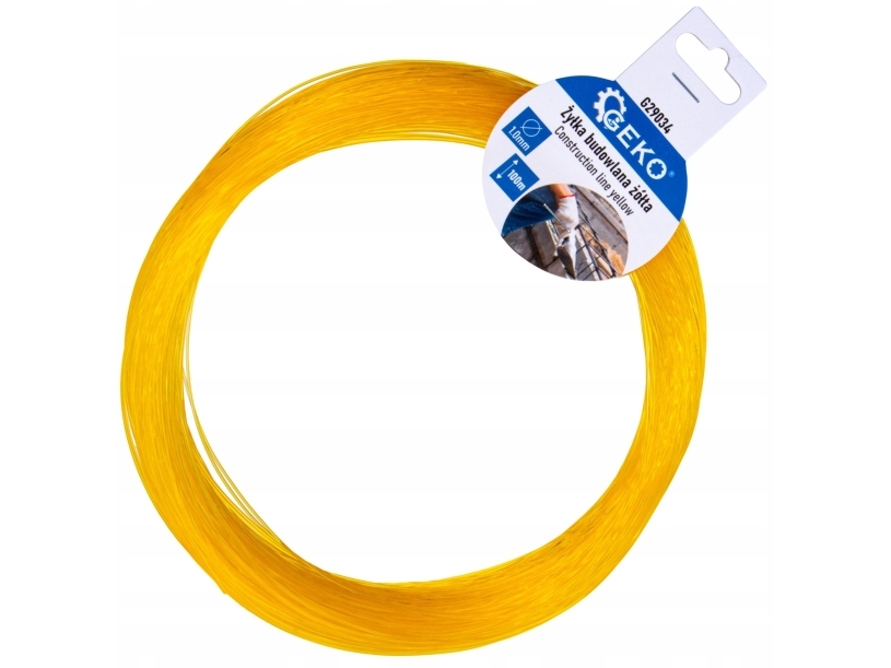 Geko Bauleine 1,0 Mm 100 M – Gelb (200)