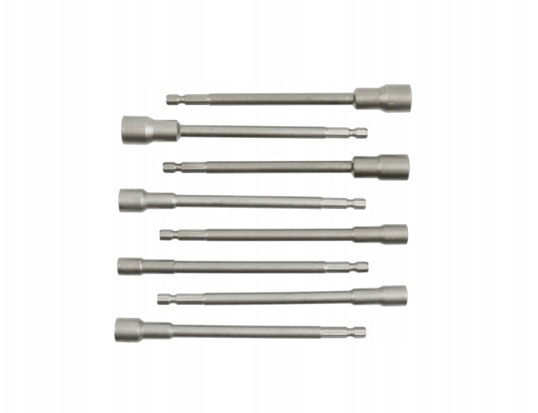 Geko Set Magnetische Bits Für Schraubendreher 6–13 Mm, 8 Stk (20)