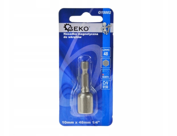 Geko Magnetisk Top Til Skruetrækkere 8 Mm X 48 Mm 1/4" Type Farmer/Typ Farmer (200/400)
