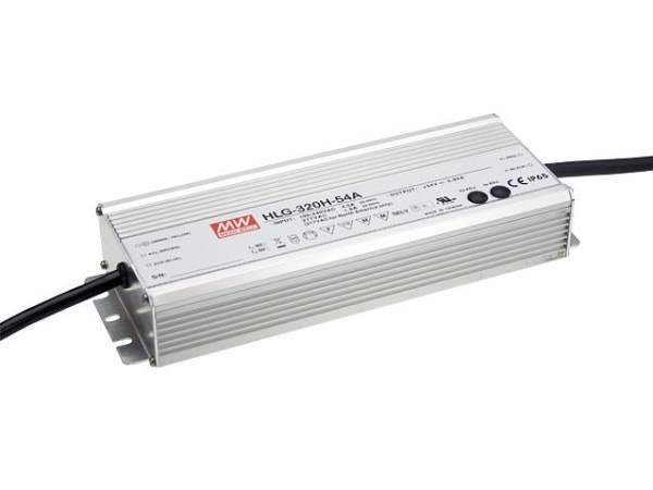 Impulsnetzteil Led 24V 320W 13,34A, Pfc, Ip67 Dimmbar, Mean Well, Hlg-320H-24B