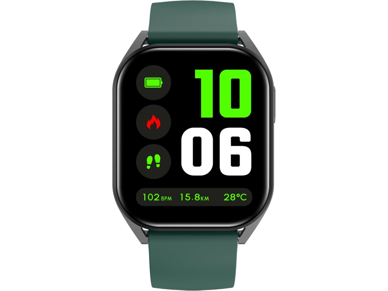 Canyon Smartwatch Chatter Sw-58 Bt-Call Schwarz Grün