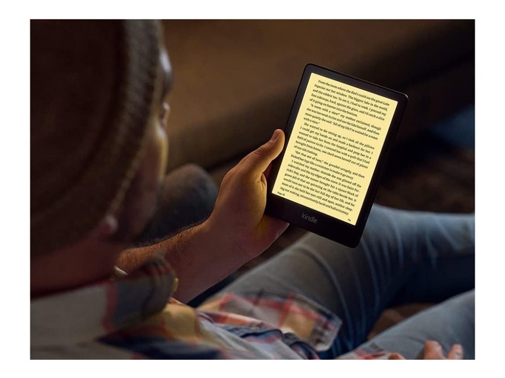 Amazon Kindle Paperwhite - 11. generation - eBook læser - 16 GB - 6.8 monokrom Paperwhite - touch screen - Bluetooth - sort - Lockscreen Ad-Supported