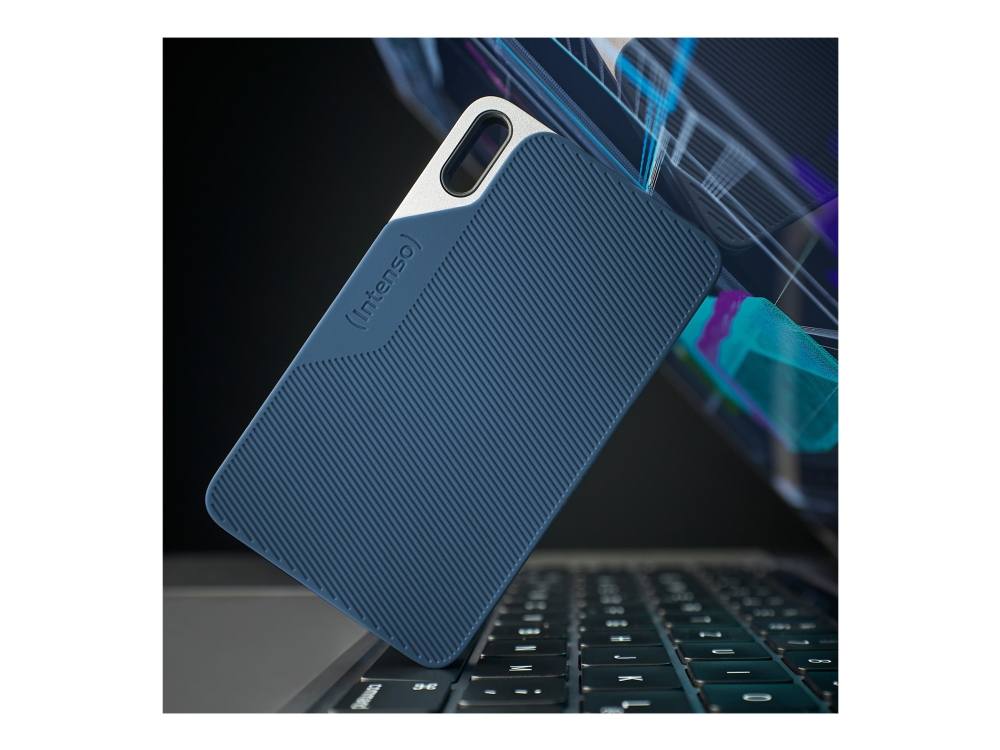 Intenso Read/Write Op Til 500 Mb/S/2Tb, 2 Tb, Usb Type-C, 3.2 Gen 1 (3.1 Gen 1), 500 Mb/S, Blå, Grå