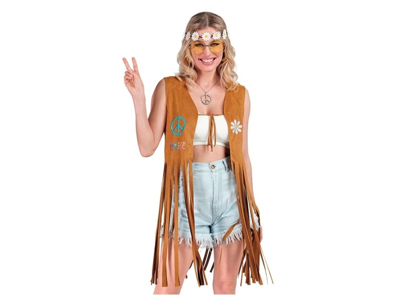Hippie-Weste Mit Fransen