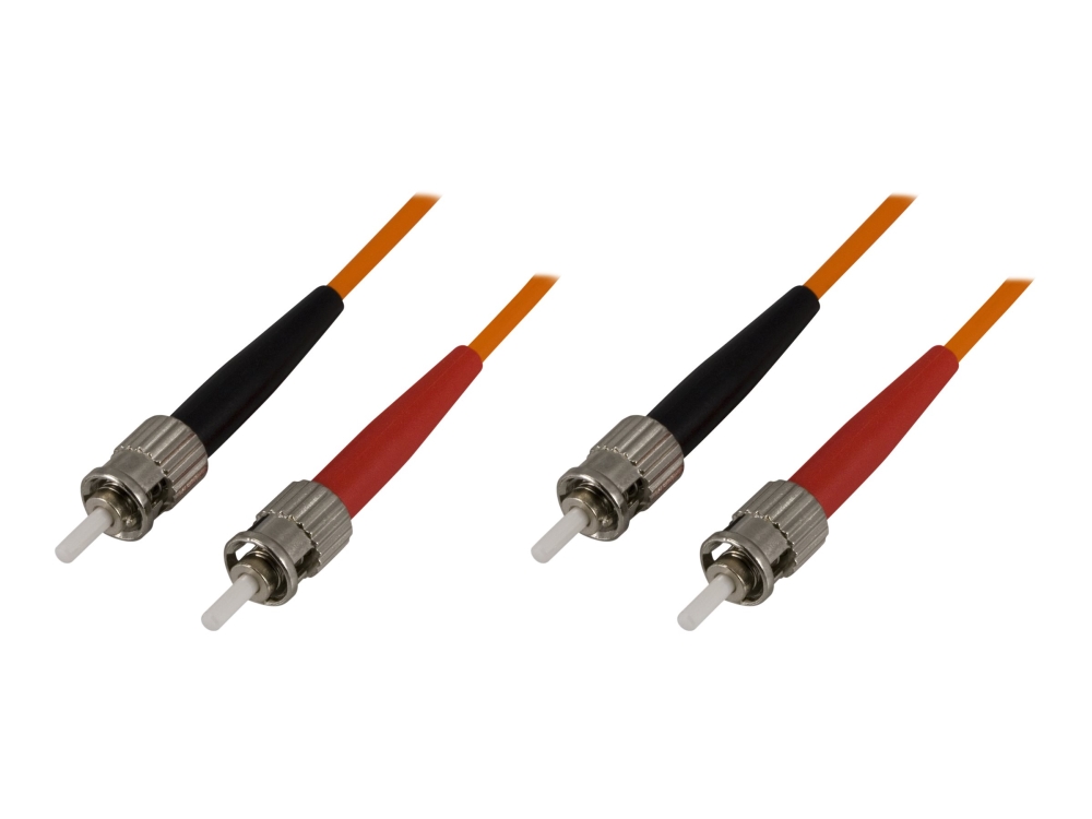Deltaco - Netzwerkkabel - St-Multimode (Stecker) Auf St-Multimode (Stecker) - 10 M. - Glasfaser
