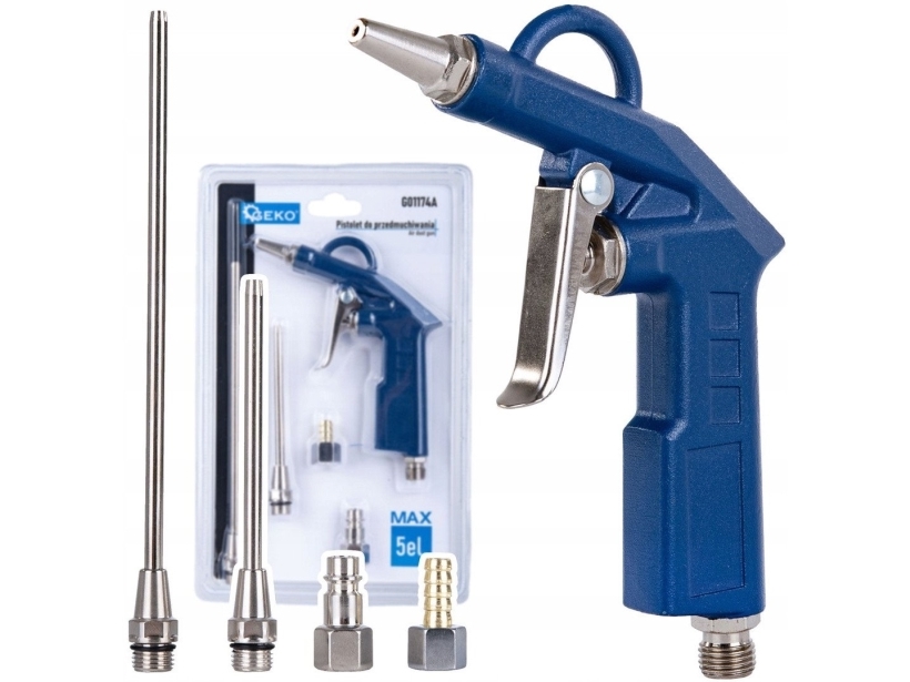 Pistol til blæsning MAX med 5 el.-spidser (25/50)