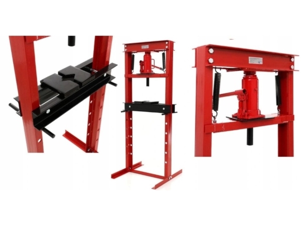 #20T hydraulisk press med tryckmätare och fotpump(1) | Verktyg & Verkstad - För verkstaden - Övriga | GameStuff