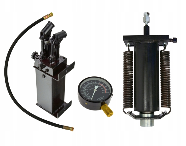 Pressesæt 50T Højhastighedspumpe Cylinder Trykmåler (1|2 stk.)