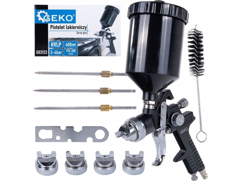 HVLP-sprøjtepistol - 4 dyser ( 1,3-1,4-1,7-2,0) (20)