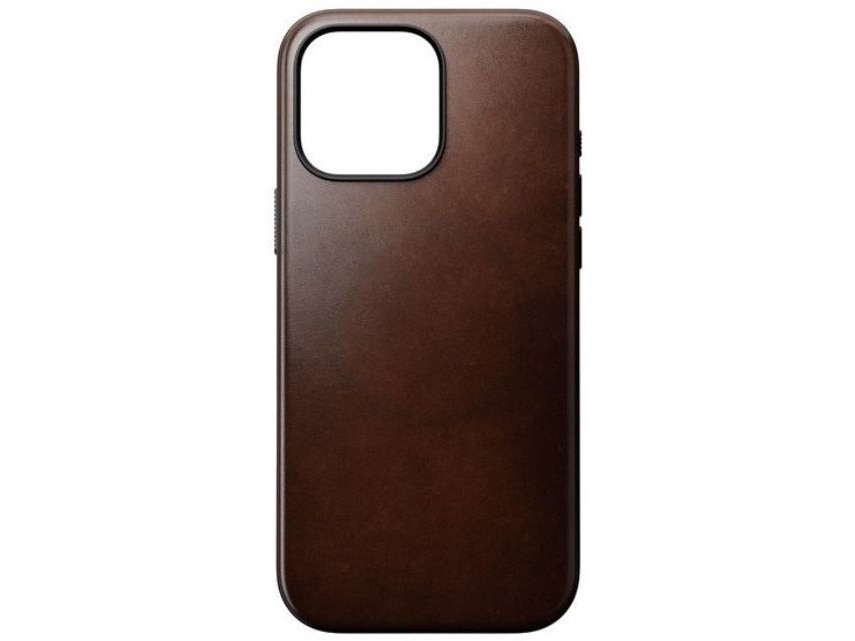 Nomad Modern Odinis Dėklas, Rusctic Ruda, Iphone 16 Pro Max | Horween