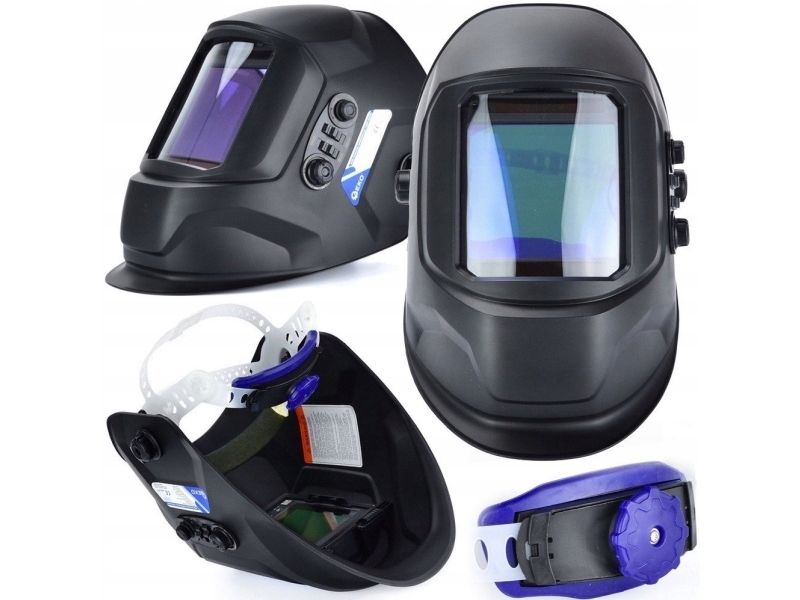 Selvmørkende svejsemaske med stort visir (6)