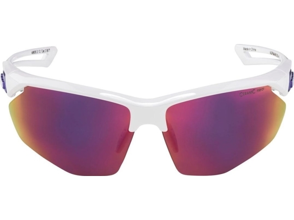 ALPINA Cykelglasögon NYLOS HR vitviolett spegelglas Cat.3 | Sport & Träning - Sportutrustning - Övriga | GameStuff