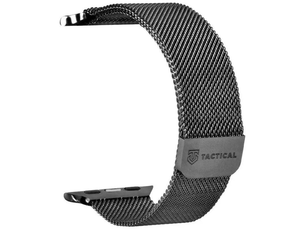 42/44/45Mm Black 351 Loop Magnetic Stainless Steel Band