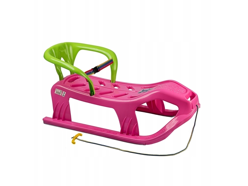 Barnkälke med ryggstöd Plast Rosa Solid MARMAT 50 kg | Utomhusleksaker - Gå / Löpande fordon - Skottkärror för barn | GameStuff