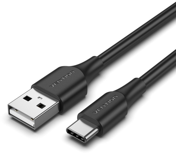 Usb 2.0 A To Usb-C 3A 0.5M Cable Vention Cthbd Black