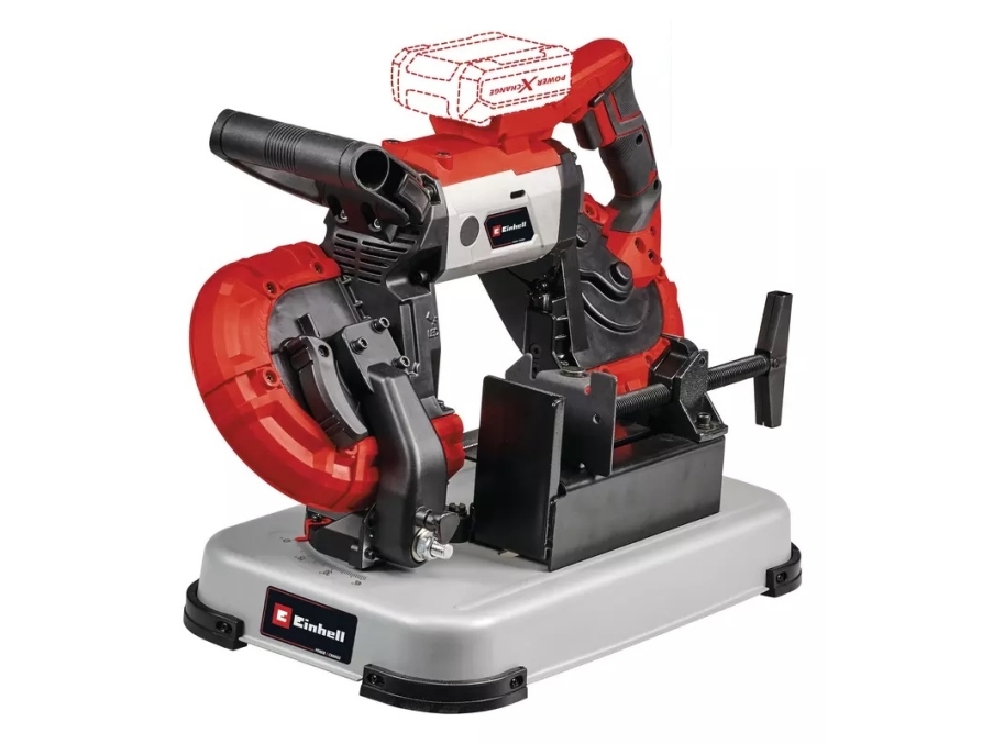Einhell Akkuvannesaha TE-MB 18/127 U Li-Solo Power X-Change Leikkaussyvyys (max.) 115 mm 18 V Sahanterän pituus 1141 mm - SOLO