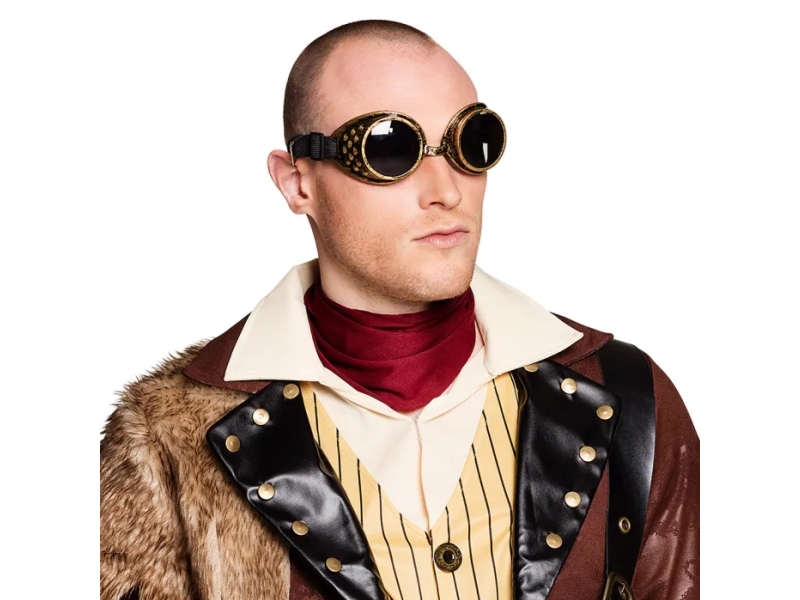 Boland 54503, Fancy Dress Glasses, Adult, Any Gender, Polycarbonate (Pc), Black, Yellow, 112 G