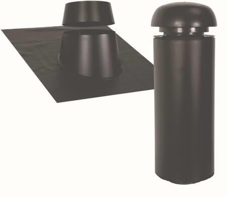 SABETOFLEX Sabeto takhuv 200, längd 600 mm, taklutning 10-32°, svart/svart med Flex-lock (2 ks. med rör och lock), levereras UTAN fäste. | Diverse | GameStuff