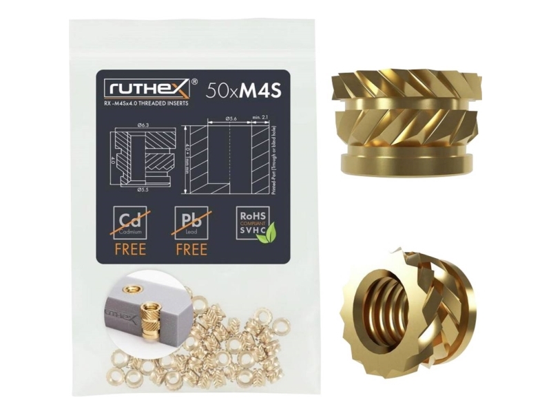 ruthex Gevindindsats RX-M4Sx4.0 GE-M4Sx04-1