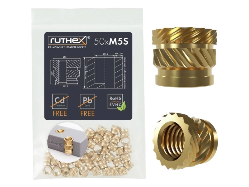 Ruthex Gevindindsats M5sx5 M5sx58 001