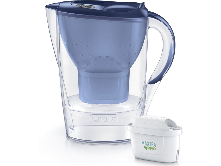 Brita Marella Vandfilterkande - 2,4 L - Blå + 3x Maxtra PRO | Köksutrustning - Vattenfiltrering - Vattenfiltreringskanna | GameStuff